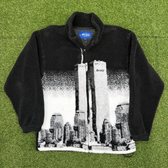 Awake NY Men's Coast to Coast Fleece Jacket Small - Picture 1 of 4